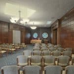 Sauder PlyLok Chairs in Funeral Home Project