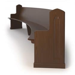 Fixded Seating Radiance Curved Pews