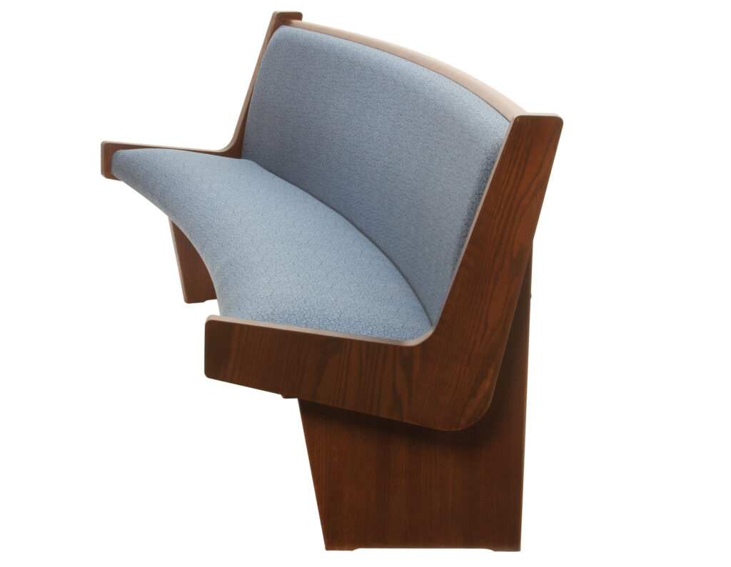 Upholstered Seat and Back CurvedPew PLACEHOLDER