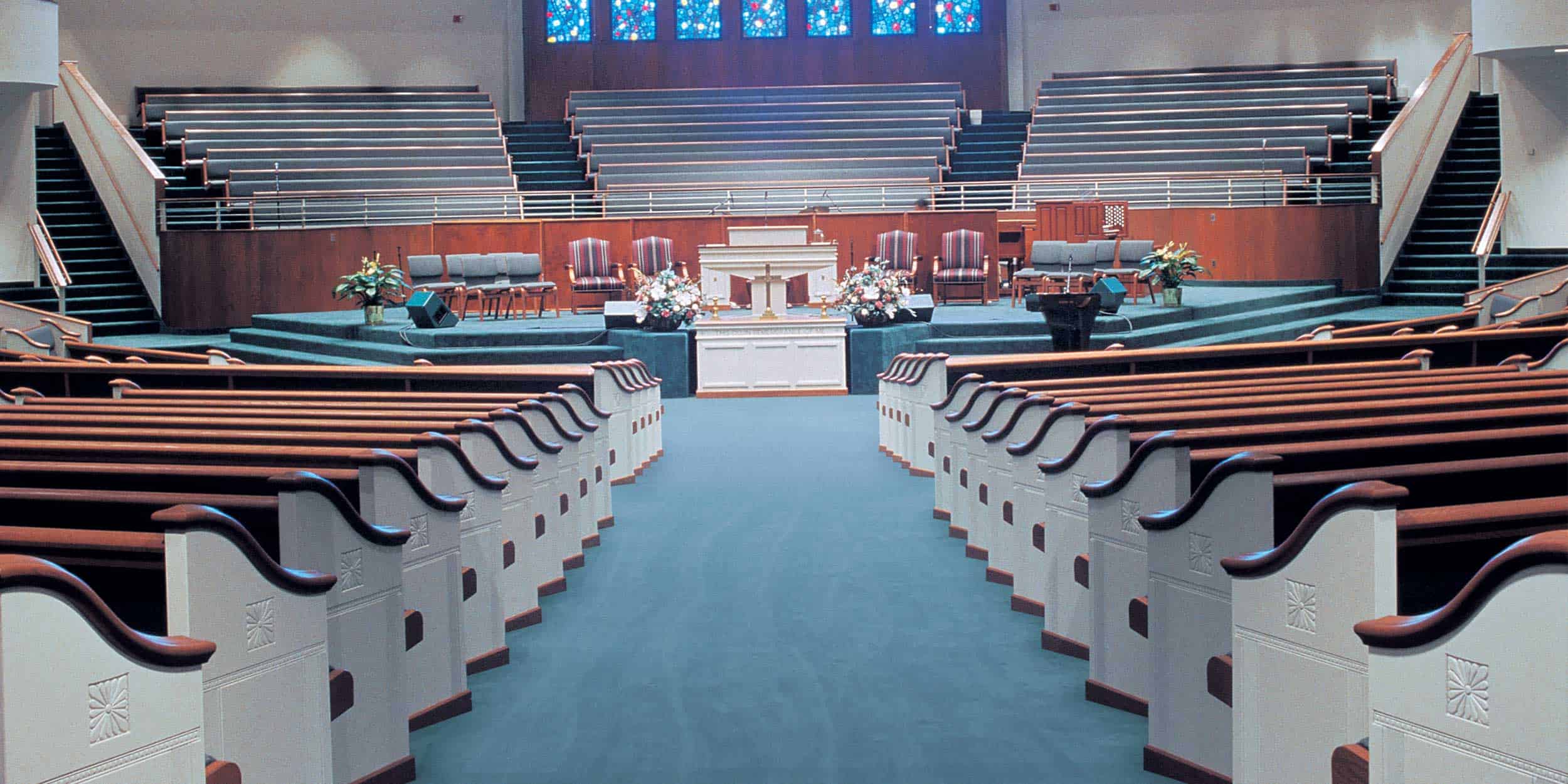 Interior view of Mount Pleasant Baptist Church located in Baltimore, MD