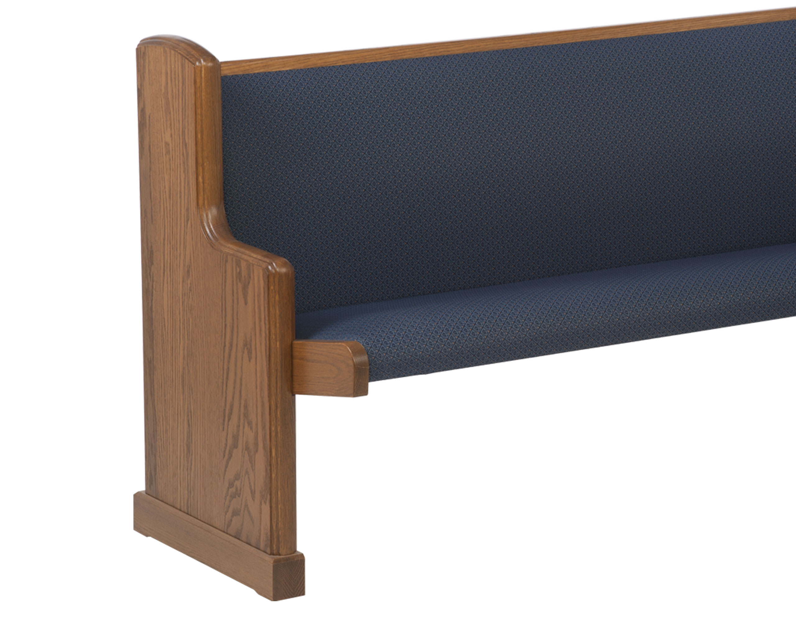 Upholstered Seat and Back Pew