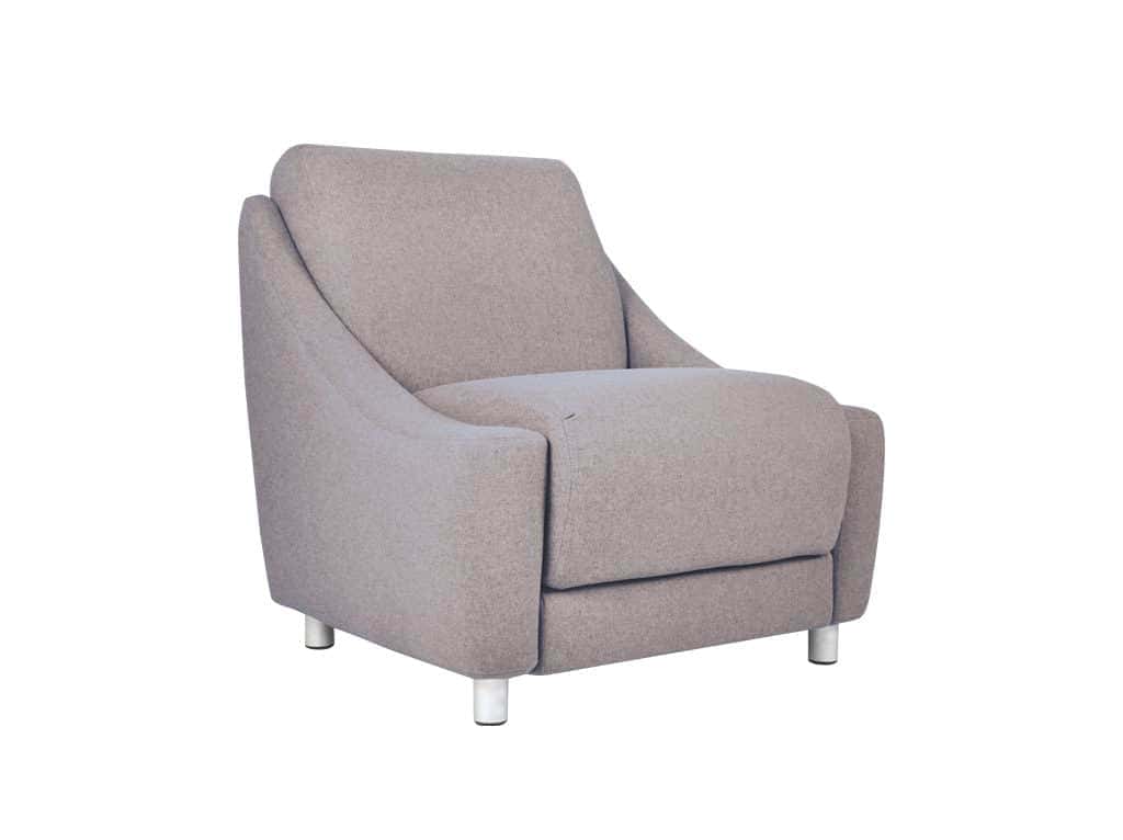 Cavetto Chair with 1-Piece Back Fully Renewable Upholstered Seating