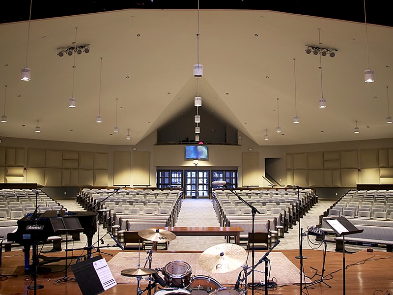 Interior of Church of Charlotte - Charlotte, NC