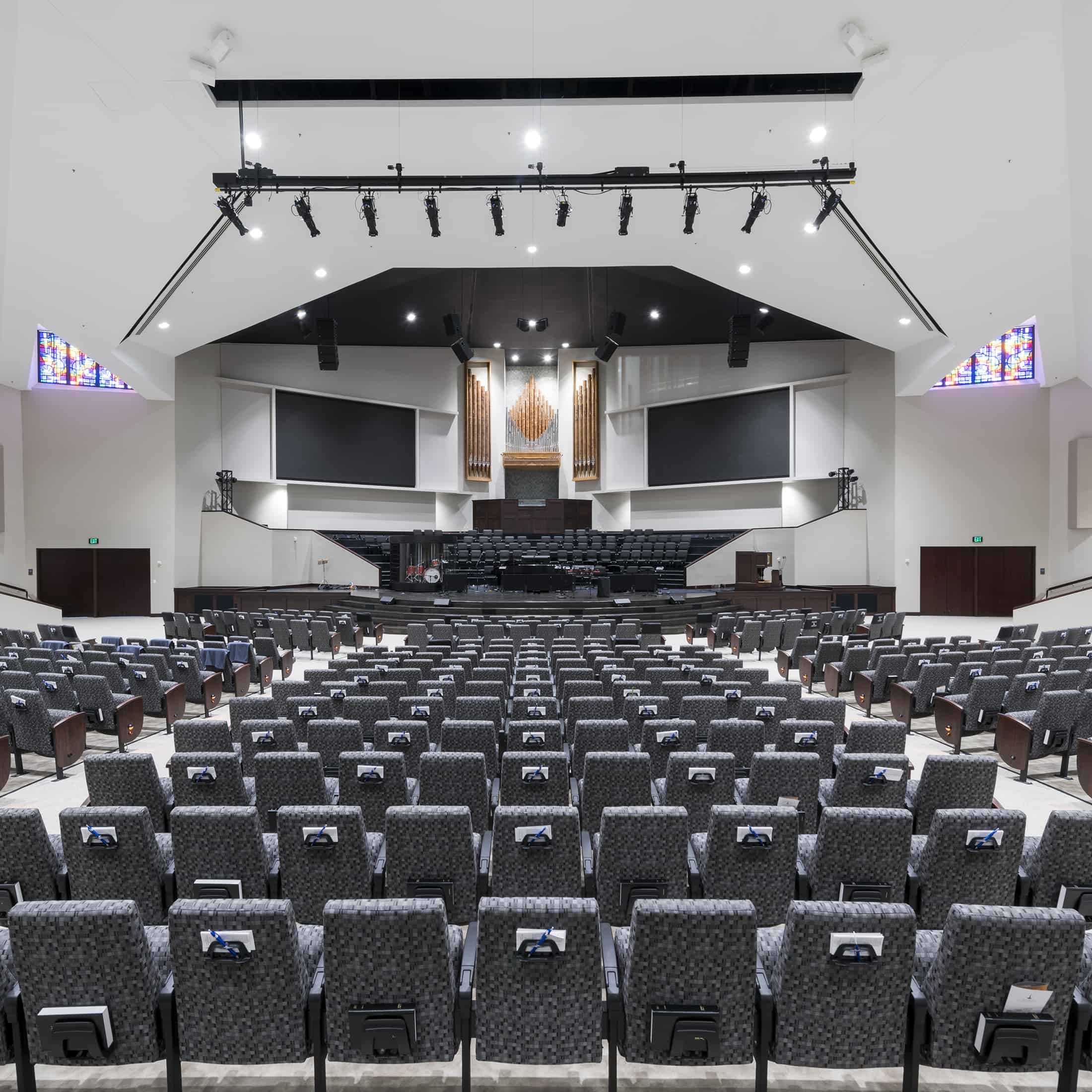 Interior of First Baptist - Richardson, TX
