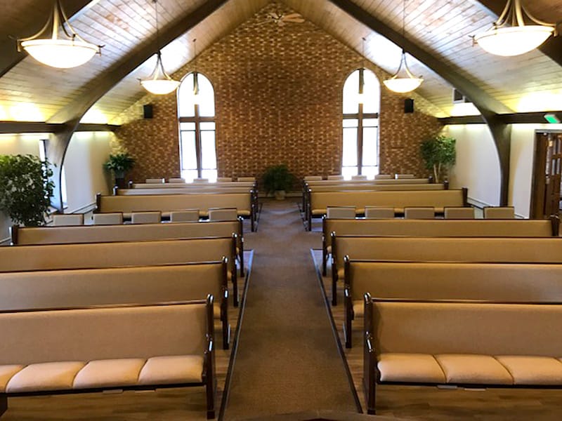 Interior of First Church of Christ Science - Ft. Collins, CO
