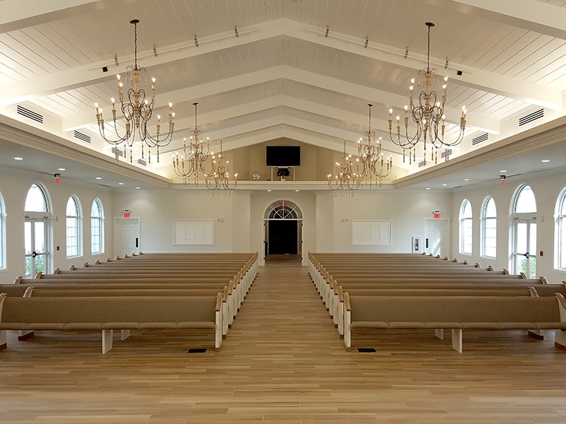 Interior of Harborside Christian Church - Safety Harbor, FL