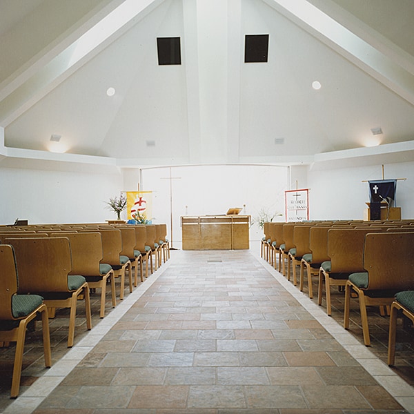 Interior of Rejoice Lutheran Church - Coppell, TX