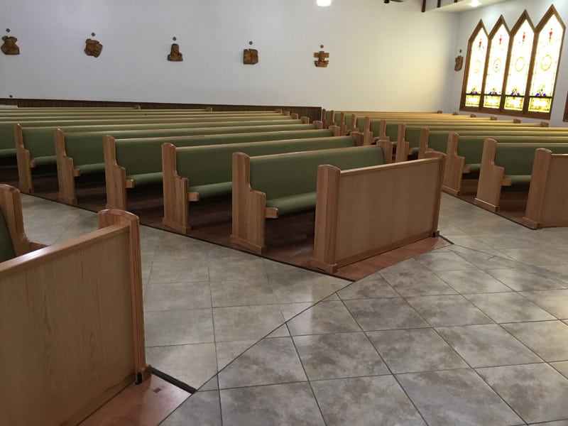 Interior of St. Rita Catholic Church - Dade City, FL