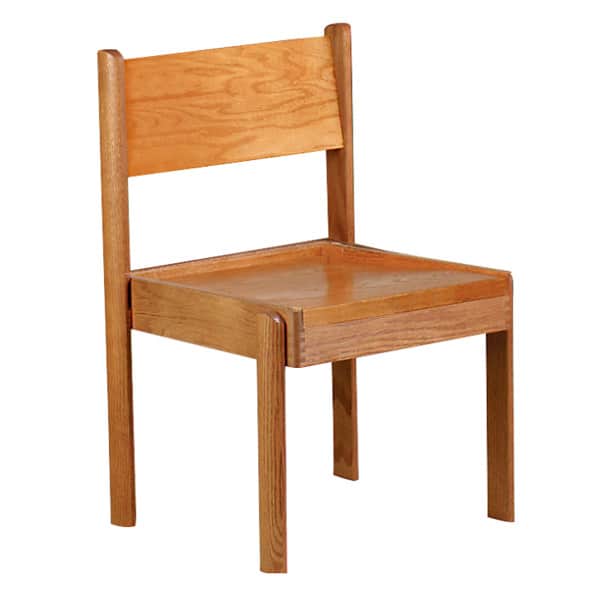 Three Quarter view of Paragon All Wood Chair