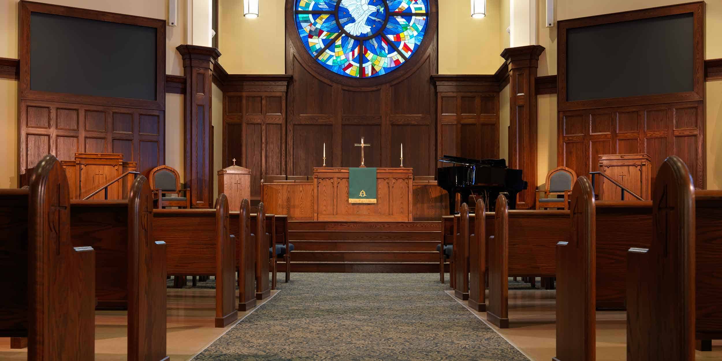 Ada United Methodist Church - Ada, OH, Gothic Platform Furniture