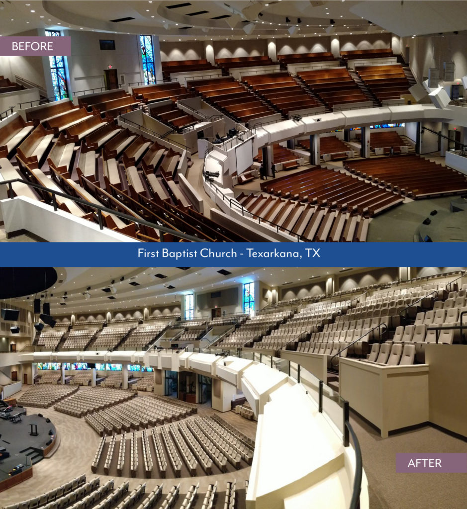 Before and After Pictures First Baptist Church - Texarkana, TX of