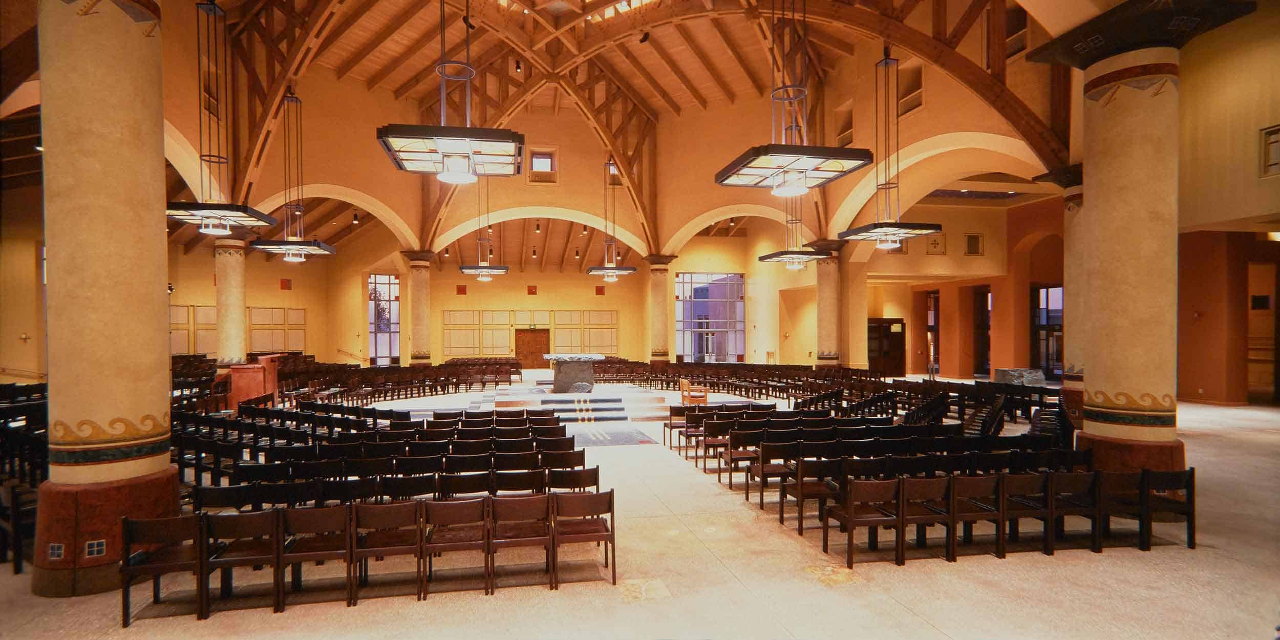 Interior of Padre Serra Parish - Camarillo, CA
