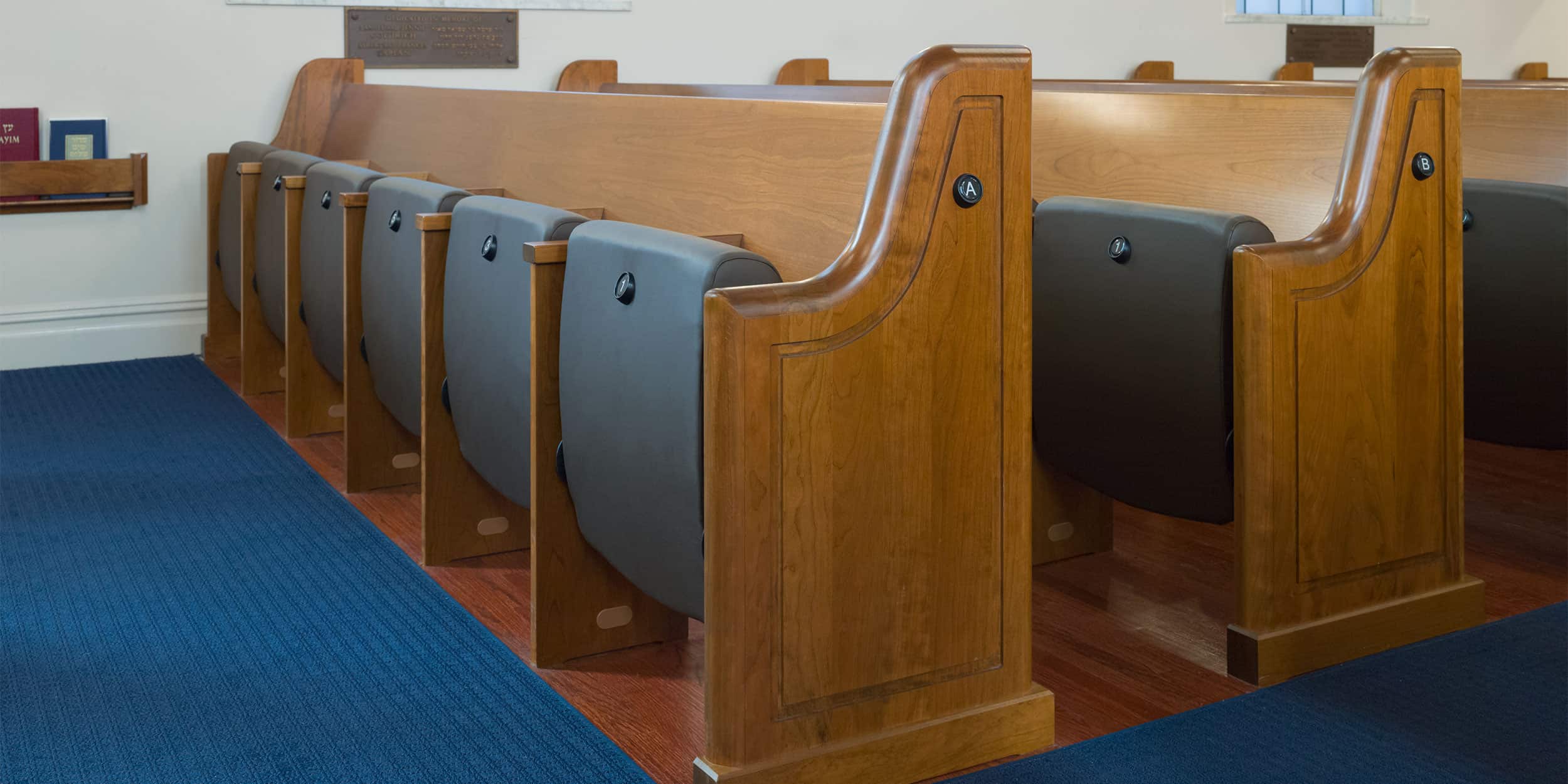 Auditorium Seating with a Traditional Pew Style