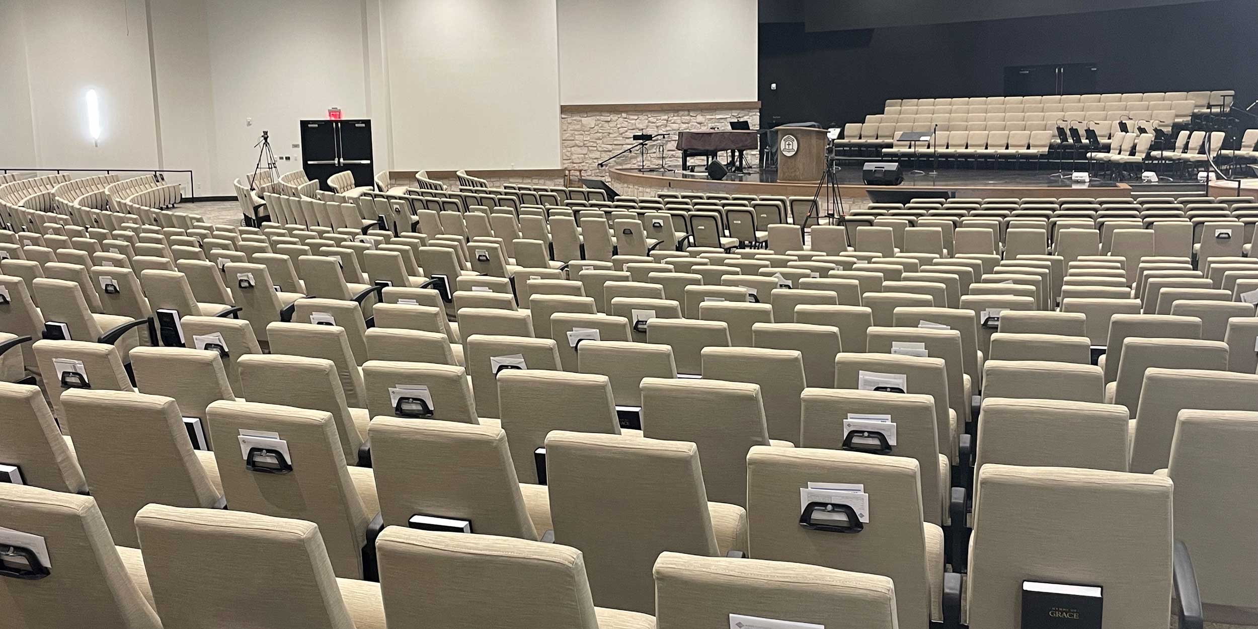 Auditorium Seating from Sauder Worship Seating